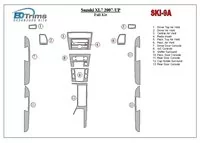Suzuki XL7 2007-UP Volledige set interieur BD dashboardafwerkingsset - 1 Suzuki XL7 2007-UP Volledige set interieur BD dashboardafwerkingsset - 1