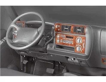 Chevrolet Blazer 01.1995 Kit de garniture de tableau de bord intérieur 3D Dash Trim Dekor 17-Parts - 1