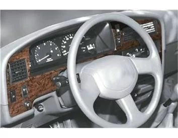 Toyota 4 Runner 10.89-08.96 Kit de garniture de tableau de bord intérieur 3D Dash Trim Dekor 9-Parts - 1