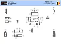 Toyota 86 2017-2021 Kit de garniture de tableau de bord intérieur 3D Dash Trim Dekor 25-Parts - 1 Toyota 86 2017-2021 Kit de garniture de tableau de bord intérieur 3D Dash Trim Dekor 25-Parts - 1