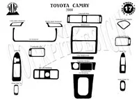 Toyota Camry 01.00-12.02 Kit de garniture de tableau de bord intérieur 3D Dash Trim Dekor 17-Parts - 1