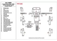 Ensemble complet Toyota Camry 2002-2004, vitesse automatique, sans système NAVI, sans kit de garniture de tableau de bord BD int