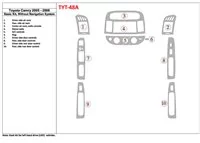 Toyota Camry 2005-2006 Basic Set, Zonder NAVI-systeem, Zonder OEM Interieur BD Dash Trim Kit - 1 Toyota Camry 2005-2006 Basic Set, Zonder NAVI-systeem, Zonder OEM Interieur BD Dash Trim Kit - 1