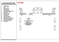 Toyota Camry 2005-2006 OEM-naleving, met NAVI-systeem Interieur BD Dash Trim Kit - 1 Toyota Camry 2005-2006 OEM-naleving, met NAVI-systeem Interieur BD Dash Trim Kit - 1