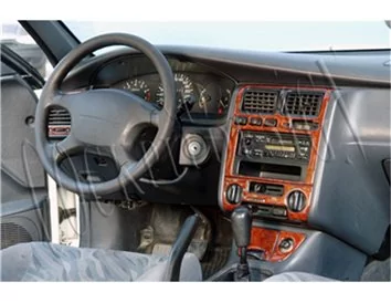 Toyota Carina E 01.95-01.98 Kit de garniture de tableau de bord intérieur 3D Dash Trim Dekor 14-Parts - 1