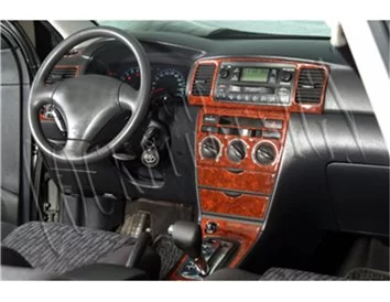 Toyota Corolla 03.02-05.04 Inleg dashboard Interieurset aansluitend en pasgemaakt op he 18 -Teile - 1