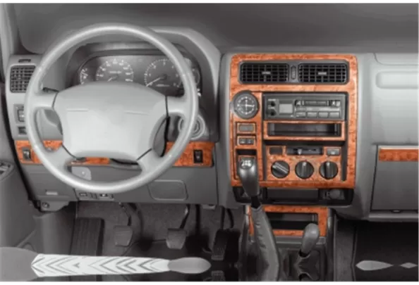 Toyota Landcruiser 07.96-04.98 Inleg dashboard Interieurset aansluitend en pasgemaakt op he 20 -Teile - 1 Toyota Landcruiser 07.96-04.98 Inleg dashboard Interieurset aansluitend en pasgemaakt op he 20 -Teile - 1