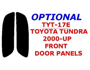 Toyota Tundra 2000-2002 Voordeurpanelen, 2-delige set Interieur BD Dash Trim Kit - 1