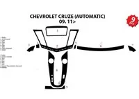 Chevrolet Cruse Automatic 01.2009 Inleg dashboard Interieurset aansluitend en pasgemaakt op he 9-Teile - 1 Chevrolet Cruse Automatic 01.2009 Inleg dashboard Interieurset aansluitend en pasgemaakt op he 9-Teile - 1