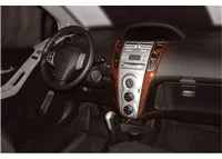 Toyota Yaris 12.05-12.09 Kit de garnitures de tableau de bord intérieur 3D Dash Trim Dekor 2-Parts - 1 Toyota Yaris 12.05-12.09 Kit de garnitures de tableau de bord intérieur 3D Dash Trim Dekor 2-Parts - 1