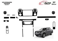 Volkswagen Amarok 01.2011 Inleg dashboard Interieurset aansluitend en pasgemaakt op he 35 -Teile - 2