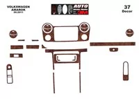 Volkswagen Amarok 01.2011 Kit de garniture de tableau de bord intérieur 3D Dash Trim Dekor 35-Parts - 3 Volkswagen Amarok 01.2011 Kit de garniture de tableau de bord intérieur 3D Dash Trim Dekor 35-Parts - 3