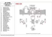 Volkswagen Beetle 2006-2011 Ensemble complet, pour (Cabrio) Intérieur BD Dash Trim Kit - 1 Volkswagen Beetle 2006-2011 Ensemble complet, pour (Cabrio) Intérieur BD Dash Trim Kit - 1
