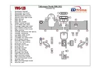 Volkswagen Beetle 2006-2011 Ensemble complet, pour (Cabrio) Intérieur BD Dash Trim Kit - 3 Volkswagen Beetle 2006-2011 Ensemble complet, pour (Cabrio) Intérieur BD Dash Trim Kit - 3