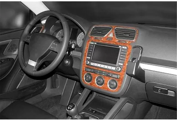 Volkswagen Eos 09.05-12.10 3D Interior Dashboard Trim Kit Dash Trim Dekor 9-Parts - 1 - Interior Dash Trim Kit Volkswagen Eos 09.05-12.10 3D Interior Dashboard Trim Kit Dash Trim Dekor 9-Parts - 1 - Interior Dash Trim Kit
