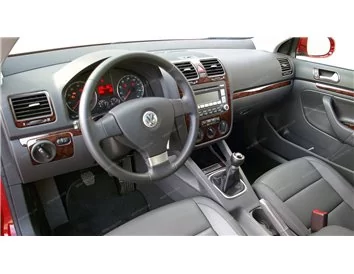 Volkswagen Jetta 2010-2010 Ensemble complet, kit de garniture de tableau de bord intérieur BD à engrenage automatique - 1