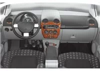 Volkswagen New Beettle 03.98-04.02 Kit de garniture de tableau de bord intérieur 3D Dash Trim Dekor 11-Parts - 1 Volkswagen New Beettle 03.98-04.02 Kit de garniture de tableau de bord intérieur 3D Dash Trim Dekor 11-Parts - 1