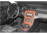 Volkswagen Passat B6 02.05 09.10 Kit de garniture de tableau de bord intérieur 3D Dash Trim Dekor 18-Parts - 1 Volkswagen Passat B6 02.05 09.10 Kit de garniture de tableau de bord intérieur 3D Dash Trim Dekor 18-Parts - 1