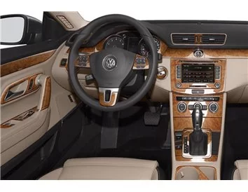 Volkswagen Passat B7 2012-2015 3D Interior Dashboard Trim Kit Dash Trim Dekor 45-Parts - 1 - Interior Dash Trim Kit