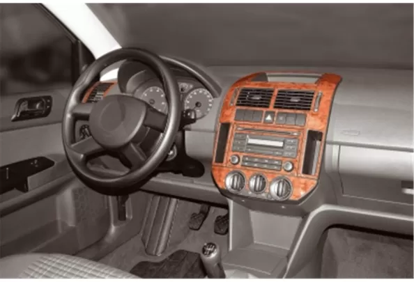 Volkswagen Polo 9N3 03.05-08.09 3D Interior Dashboard Trim Kit Dash Trim Dekor 15-Parts - 1 - Interior Dash Trim Kit Volkswagen Polo 9N3 03.05-08.09 3D Interior Dashboard Trim Kit Dash Trim Dekor 15-Parts - 1 - Interior Dash Trim Kit