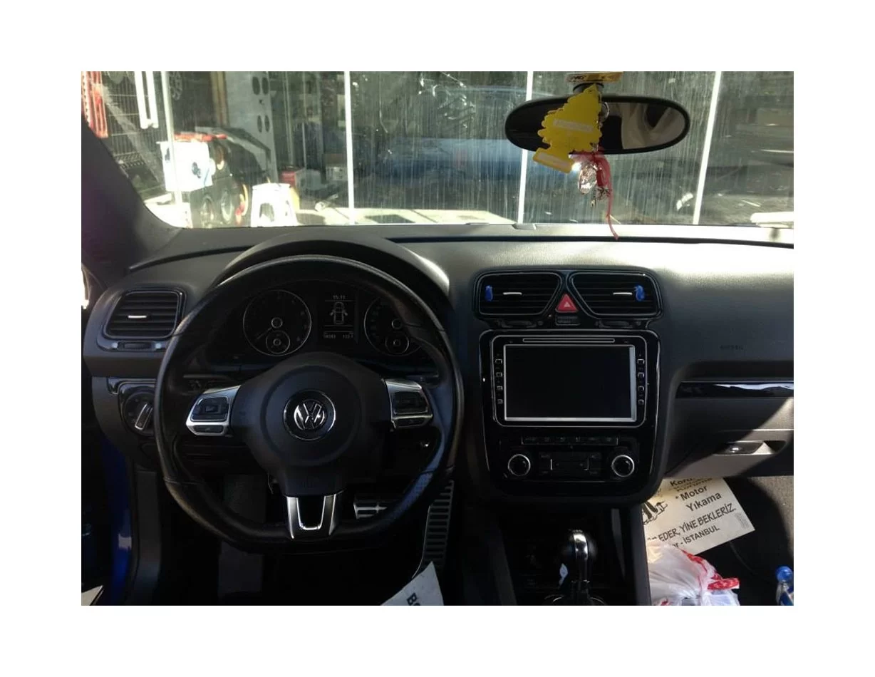 Volkswagen Scirocco 01.2013 Inleg dashboard Interieurset aansluitend en pasgemaakt op he 16-Teile - 1