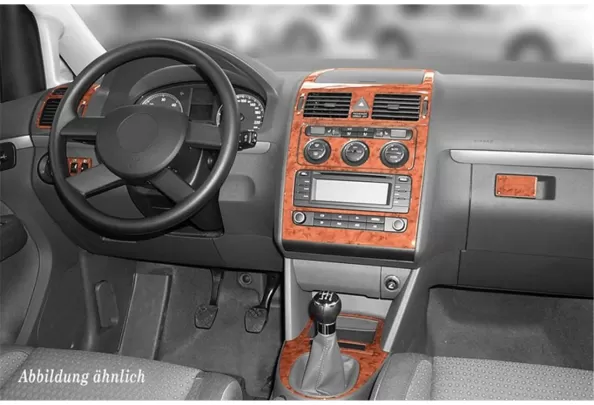 Volkswagen Touran 01.03-12.09 3D Interior Dashboard Trim Kit Dash Trim Dekor 11-Parts - 1 - Interior Dash Trim Kit Volkswagen Touran 01.03-12.09 3D Interior Dashboard Trim Kit Dash Trim Dekor 11-Parts - 1 - Interior Dash Trim Kit