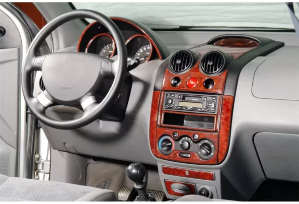 Chevrolet Kalos 01.2002 Kit de garniture de tableau de bord intérieur 3D Dash Trim Dekor 6-Parts - 1 Chevrolet Kalos 01.2002 Kit de garniture de tableau de bord intérieur 3D Dash Trim Dekor 6-Parts - 1