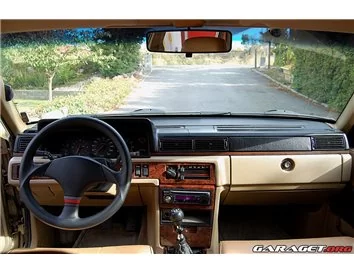 Volvo 740 760 1982 – 1992 Kit de garniture de tableau de bord intérieur 3D Dash Trim Dekor 18 pièces - 1