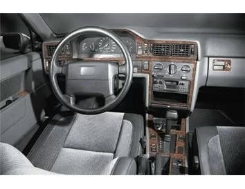 Volvo 850 09.93-02.97 Kit de garniture de tableau de bord intérieur 3D Dash Trim Dekor 21-Parts - 1