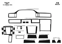 Volvo 850 10.91-08.93 3D Interior Dashboard Trim Kit Dash Trim Dekor 19-Parts - 2 - Interior Dash Trim Kit