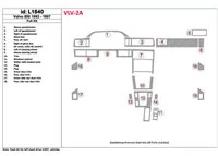 Volvo 850 1993-1997 Full Set Interior BD Dash Trim Kit - 1 - Interior Dash Trim Kit