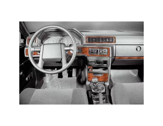 Volvo 940 10.90-04.98 3D Interior Dashboard Trim Kit Dash Trim Dekor 12-Parts - 1 - Interior Dash Trim Kit