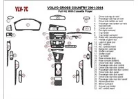 Volvo Cross Country 2001-2004 Full Set, With Compact Casette player, OEM Compliance Interior BD Dash Trim Kit - 1 - Interior Das