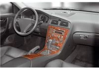 Volvo S 60 08.00-04.05 Kit de garniture de tableau de bord intérieur 3D Dash Trim Dekor 10-Parts - 1