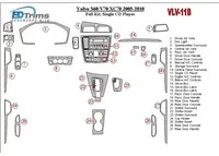 Volvo S60 2005-UP Ensemble complet, kit de garniture de tableau de bord BD intérieur changeur de CD - 1