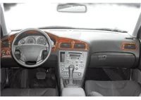 Volvo V 70 01.00-04.05 Kit de garnitures de tableau de bord intérieur 3D Dash Trim Dekor 6-Parts - 1 Volvo V 70 01.00-04.05 Kit de garnitures de tableau de bord intérieur 3D Dash Trim Dekor 6-Parts - 1