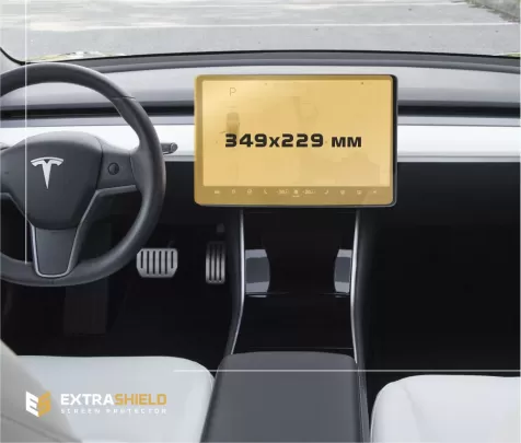 Tesla Model 3 2017 - Present Multimedia 15" ExtraShield Screeen Protector - 1 - Interior Dash Trim Kit Tesla Model 3 2017 - Present Multimedia 15" ExtraShield Screeen Protector - 1 - Interior Dash Trim Kit