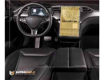 Tesla Model S 2012 - Present Multimedia 17" ExtraShield Screeen Protector - 1
