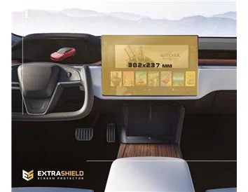 Tesla Model S 2021 - Present Multimedia 17" ExtraShield Screeen Protector - 1