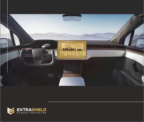 Tesla Model X 2021 - Present Multimedia 17" ExtraShield Screeen Protector - 1