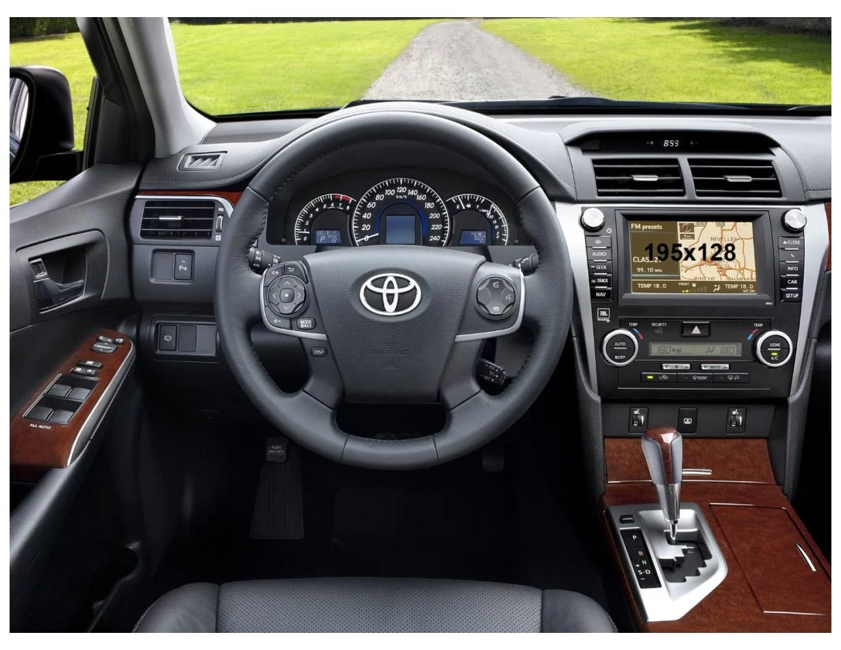 Toyota Camry VI (XV50/XV55) 2012 - Present Multimedia 8" ExtraShield Screeen Protector - 1 - Interior Dash Trim Kit