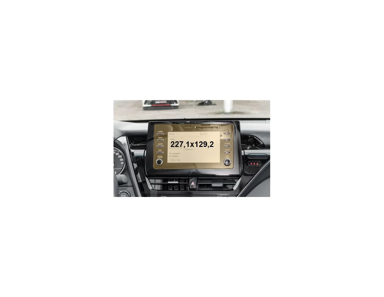 Toyota Camry 2012 - Present climate-control ExtraShield Screeen Protector - 1 - Interior Dash Trim Kit