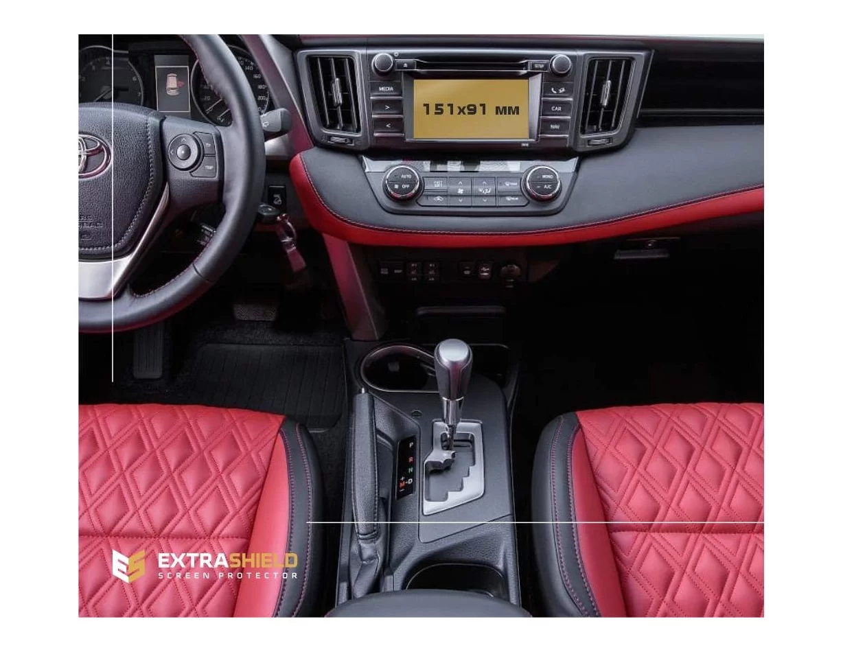 Toyota RAV4 2018 - Present Multimedia 6,5" ExtraShield Screeen Protector - 1
