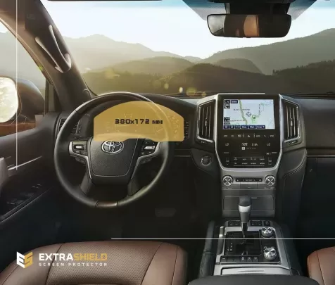 Toyota Land Cruiser 200 2015 - Present Digital Speedometer ExtraShield Screeen Protector - 1 Toyota Land Cruiser 200 2015 - Present Digital Speedometer ExtraShield Screeen Protector - 1