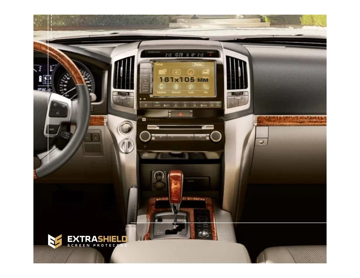 Toyota Land Cruiser 200 2015 - Present Multimedia 9" ExtraShield Screeen Protector - 1