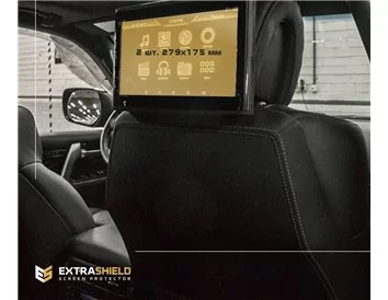 Toyota Land Cruiser 200 2015 - Present Passenger monitors, 2 pcs. ExtraShield Screeen Protector - 1