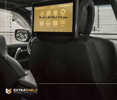 Toyota Land Cruiser 200 2015 - Present Passenger monitors, 2 pcs. ExtraShield Screeen Protector - 1 Toyota Land Cruiser 200 2015 - Present Passenger monitors, 2 pcs. ExtraShield Screeen Protector - 1