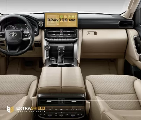 Toyota Land Cruiser 300 2021 - Present Full color LCD monitor (12.3") ExtraShield Screeen Protector - 1 - Interior Dash Trim Kit Toyota Land Cruiser 300 2021 - Present Full color LCD monitor (12.3") ExtraShield Screeen Protector - 1 - Interior Dash Trim Kit