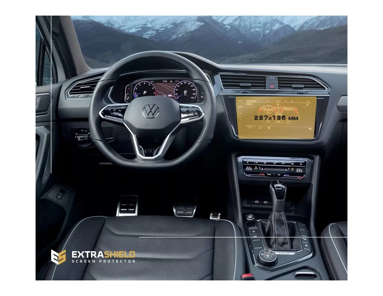 Volkswagen Tiguan (MK2) R-Line 2016 - Present Multimedia Discover Pro 9,2" ExtraShield Screeen Protector - 1