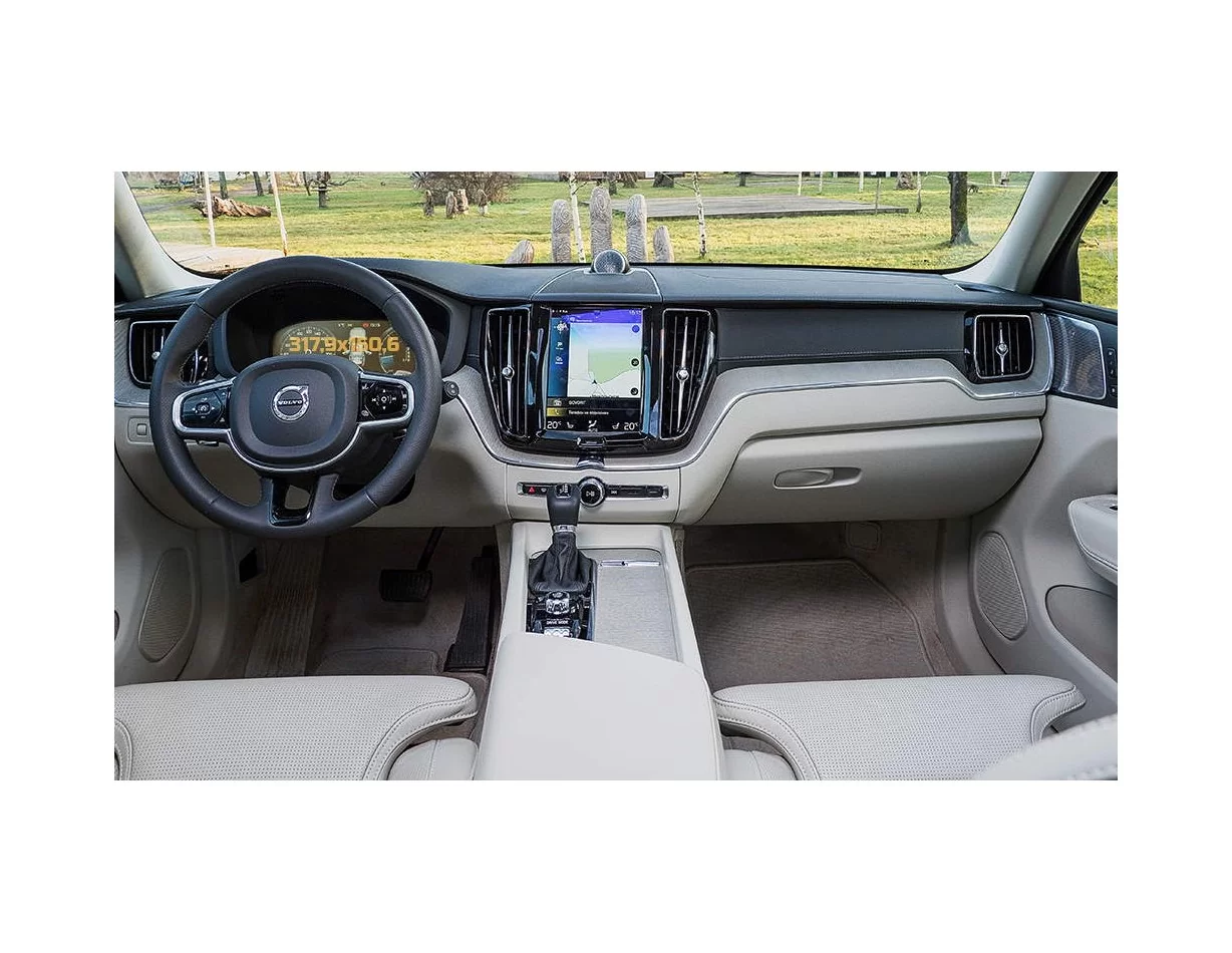 Volvo XC60 2017 - Present Digital Speedometer ExtraShield Screeen Protector - 1